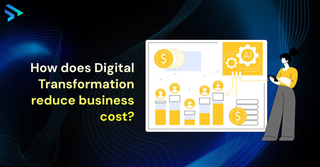 How does digital transformation reduce business cost?-Techspain